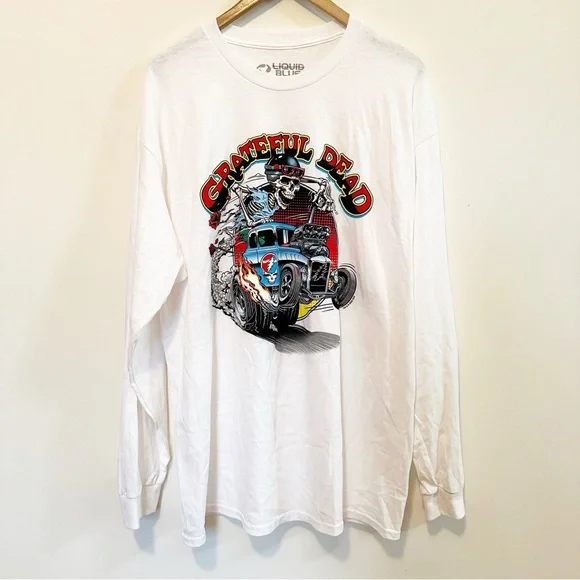 Urban Outfitters Grateful Dead Steal Your Hot Rod Motorhead Long Sleeve Tee - Picture 3 of 6